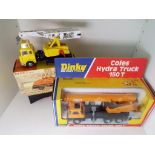 Dinky Toys - a Coles Hydra Truck (crane) 150T finished in orange # 980,