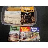 In excess of 100 railway magazine issues and Trains Illustrated ranging from the 1950s onwards