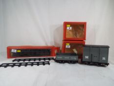 Mamod - Lot to include a Mamod RW4 Goods Van in grey,