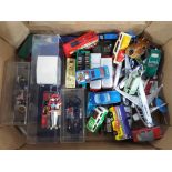 Diecast - a quantity of approximately 30 diecast model motor vehicles predominantly unboxed,