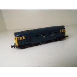 Model Railways N Gauge - a Trix diesel electric locomotive BR class op no 26014,