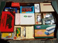 Approximately 16 diecast model motor vehicles, Corgi, Matchbox Models of Yesteryear, Lledo,