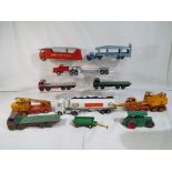 Dinky Toys - A quantity of 11 Dinky models to include a Foden 4 axle flatbed rigid lorry with