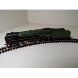 Model Railways N Gauge - a Graham Farish steam locomotive and tender 2-10-0 Evening Star op no