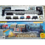 Model Railways OO Gauge - a Hornby GWR Mixed Traffic train set comprising 0-6-0T tank locomotive,