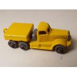 Matchbox by Lesney - Diamond T Prime Mover, # 15a, very rare original yellow paintwork,