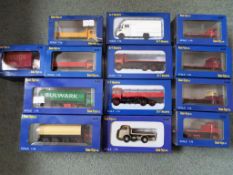 Base Toys - thirteen 1:76 scale diecast model motor vehicles, mint,