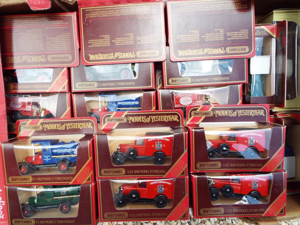 Matchbox Models of Yesteryear - approximately 40 diecast model motor vehicles in original window