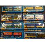 Matchbox SuperKings - 8 diecast models comprising K-21 - Ford Transcontinetal drawbar, 'Continetal',