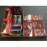 A good collection of diecast model motor vehicles in original boxes to include eight diecast models