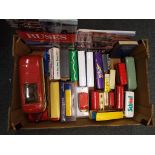 Diecast - a collection of approximately 24 diecast model motor vehicles predominantly buses to