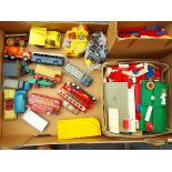 A mixed lot to include a quantity of vintage Dinky and other diecast model motor vehicles,