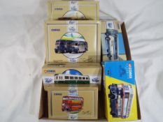 Corgi - six diecast model motor vehicles from the Corgi Classics range to include 35003 AEC