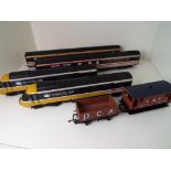 Model Railways - a Lima OO gauge InterCity 125 twin car locomotive, two passenger carriages,