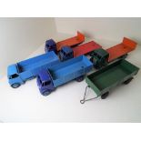 Dinky Supertoys - Guy # 511 dark blue cab and chassis, pale blue back and hubs,