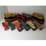 Dinky Toys - a collection of ten early diecast model commercial motor vehicles