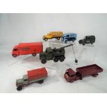 Dinky Toys - a collection of seven model commercial motor vehicles comprising recovery tractor #