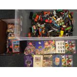 Diecast - a large quantity of over 100 unboxed diecast model motor vehicles to include Majorette,