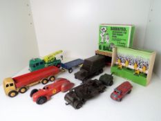 A good mixed lot of early models to include a Subbuteo,