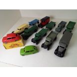 Dinky Toys - Fiat 600 saloon 183, red in original box, a further Fiat 600 saloon, green (repainted),