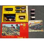 Triang model railways - a boxed train set comprising 0-6-0T tank locomotive, op no 47606,