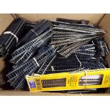 Model Railways - a large quantity of modern twin rail OO gauge track to include straights,