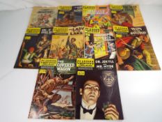 Classics Illustrated - 10 issues of the vintage comic "Classics Illustrated",