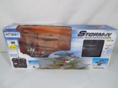 Hobby Engine - a Storm - 1V remote control helicopter by Hobby Engine flying height up to 20 metres,