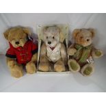 Lot to include 3 Harrods Teddy Bears comprising, Harrods "In Bloom" bear in original box,