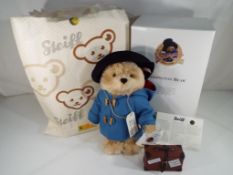 A Margarete Steiff Paddington bear, 2007, numbered 418 in a limited edition of 1500,