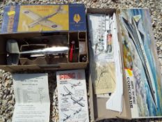 A Frog single seat fighter (Mark V) with accompanying ephemera in original box ca 1950s,