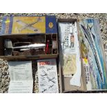 A Frog single seat fighter (Mark V) with accompanying ephemera in original box ca 1950s,