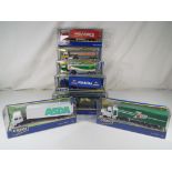 Corgi - seven diecast model articulated trucks,