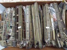 Model Railways - A large quantity of Hornby Dublo 3 rail track to include, straights,