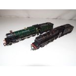 Model Railways - two OO gauge locomotives comprising Hornby 4-6-0 with tender,