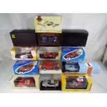 Diecast Models - eleven diecast model motor vehicles to include Brumm, Porche, Jolly Models, Solido,