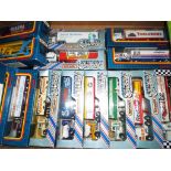 Matchbox Convoy - 15 diecast model container trucks, box trucks and similar,