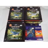 Model Aeroplanes - four diecast models of planes,
