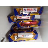 Corgi - five boxed Superhaulers, C1238 Seddon Atkinson Radio 1 Roadshow,