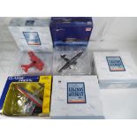 Diecast Aeroplanes - 3 Hallmark Legends in Flight replica aeroplanes to include QHA1002, QHA1004,