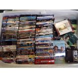 A large collection of in excess of 90 DVDs to include box sets, Mission Impossible, Mickey Flanagan,