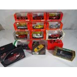 Various diecast model Ferraris comprising seven by Best Models # 9051, 9099, 9109, 9123, 9166, 9167,