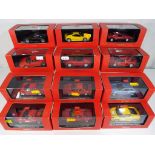 Ixo Models - 12 diecast Ferrari models,