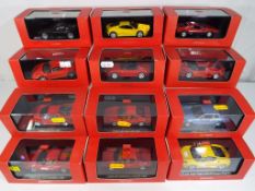 Ixo Models - 12 diecast Ferrari models,