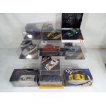 Diecast Models - a collection of 10 diecast model motor vehicles by Quartzo, Vitesse, Schuco, Ebbr,