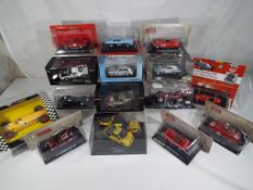 15 model racing cars to include IXO, Star Line, Pink-Kar, Hachette and others,