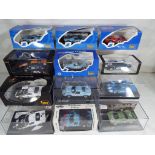IXO models and other - twelve 1:43 scale diecast model racing cars,