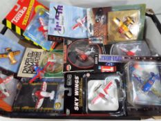 A small collection of small scale aeroplanes, Maisto Marvel, Tonka, InAir, Hot Wings,