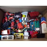 Diecast - a quantity of unboxed diecast model motor vehicles predominantly playworn to include