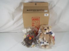 Steiff - A Steiff mohair bear entitled Teddy bear boy, button in ear with label, No 654565,